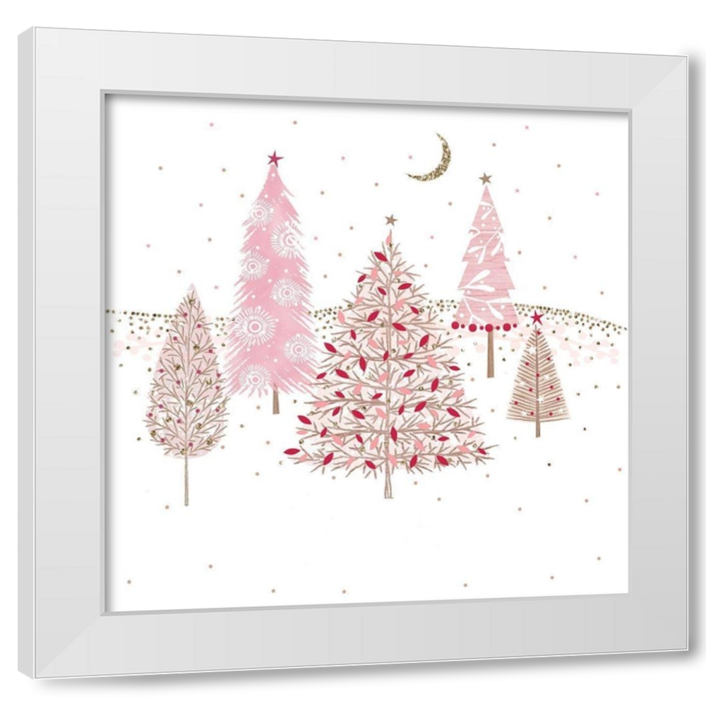 Christine Sheldon 4x14 White Modern Wood Framed Wall Art Titled