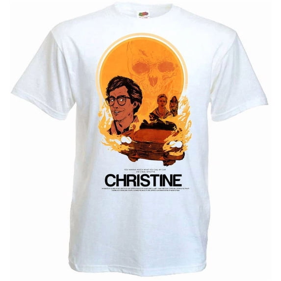 Christine v3 T shirt white movie poster all sizes S-5XL - Walmart.com