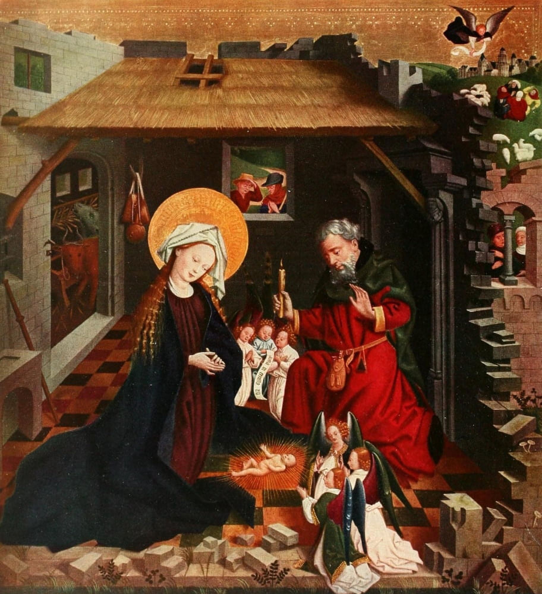 Christliche Kunst 12 Gloria in Excelsis Deo Canvas Art - Unknown (18 x 24)