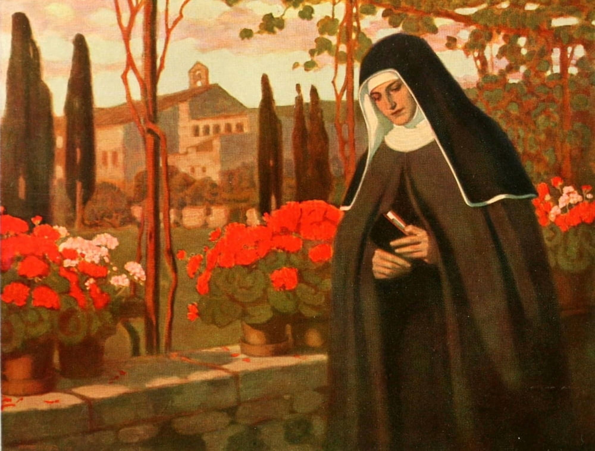 Christliche Kunst 15 1918 S Clara Canvas Art - Fritz Kunz (18 x 24)