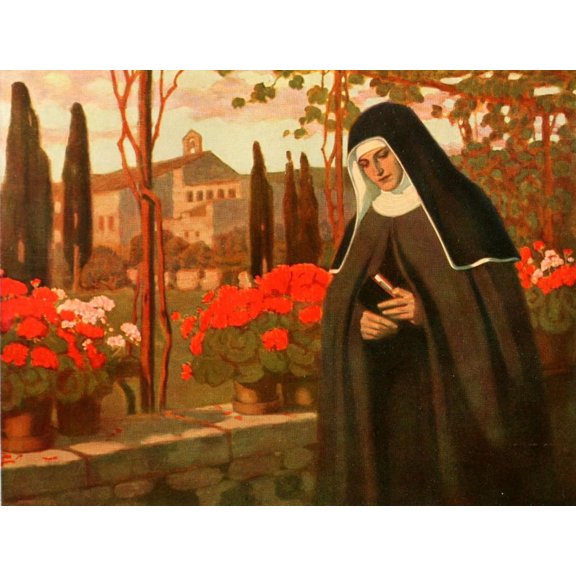Christliche Kunst 15 1918 S. Clara Poster Print by Fritz Kunz (24 x 36)