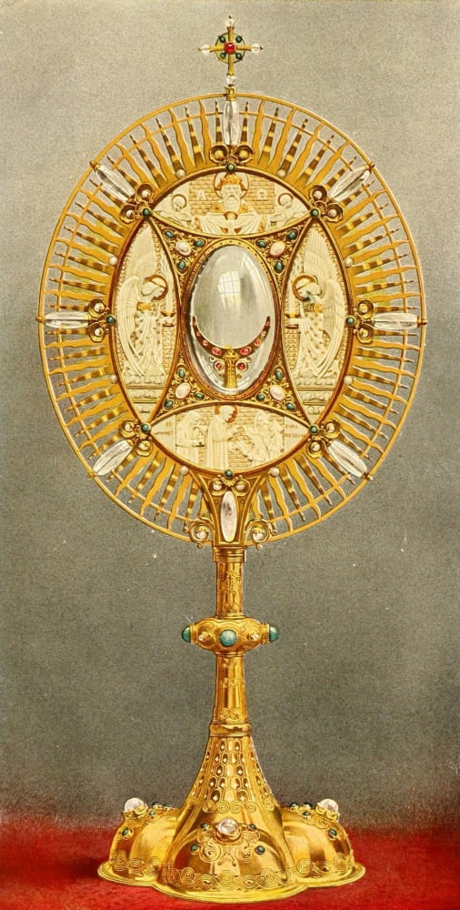 Christliche Kunst 9 1912 Monstrance Canvas Art - Rudolf Harrach (24 x 36)