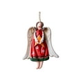thumbnail image 1 of Christma Santa Ornaments Tree Decorations Dancing Flying Angels Vintage Resin Angel Pendant for Xmas Home Window Decor (C), 1 of 6
