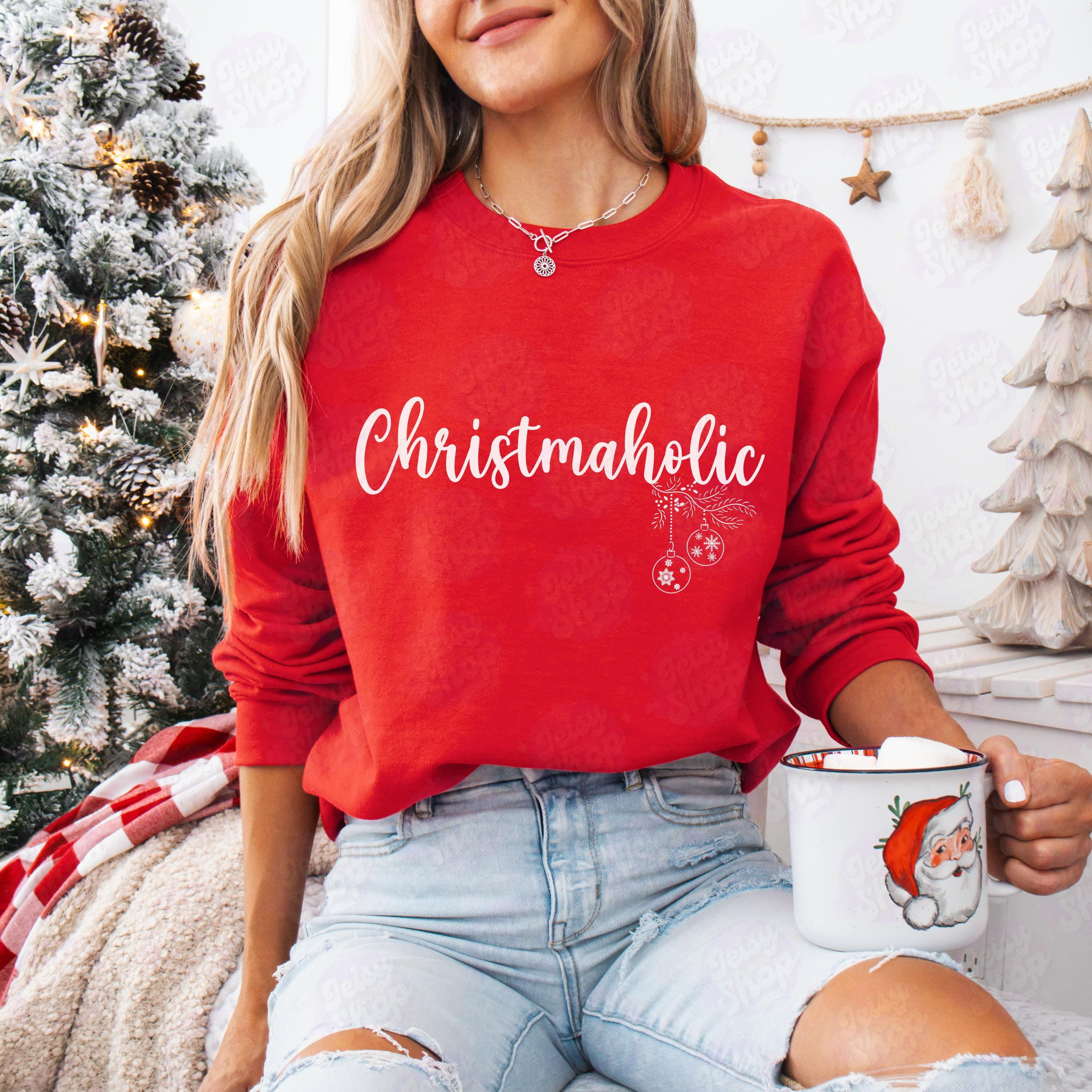 Christmaholic Shirt, Festive Christmas Lover Shirt, Funny Christmas