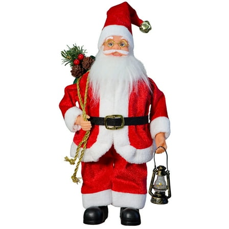 Christmas 13-inch Santa Claus doll standing Santa Claus doll window decoration