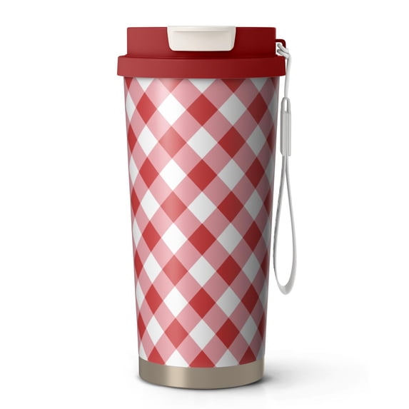 Christmas 18oz Double Drinking Coffee Mug – Vacuum Insulated Stainless Steel Travel Cup with Leakproof Lid, 316 Steel Thermos Tumbler for Hot & Cold Beverages