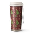 thumbnail image 1 of Christmas 18oz Double Drinking Coffee Mug – Vacuum Insulated Stainless Steel Travel Cup with Leakproof Lid, 316 Steel Thermos Tumbler for Hot & Cold Beverages, 1 of 7