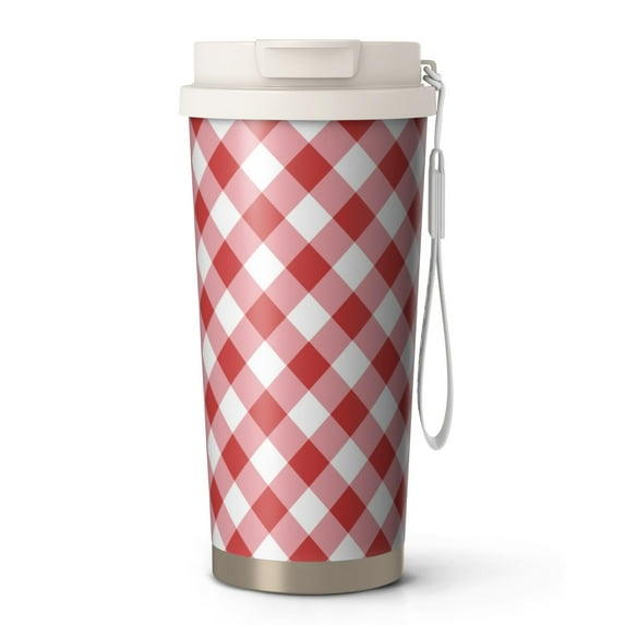 Christmas 18oz Double Drinking Coffee Mug – Vacuum Insulated Stainless Steel Travel Cup with Leakproof Lid, 316 Steel Thermos Tumbler for Hot & Cold Beverages