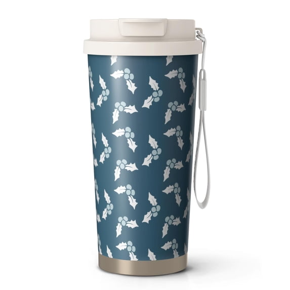 Christmas 18oz Double Drinking Coffee Mug – Vacuum Insulated Stainless Steel Travel Cup with Leakproof Lid, 316 Steel Thermos Tumbler for Hot & Cold Beverages