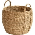 thumbnail image 1 of Christmas 1pcs Woven Planter Basket, Flower Pot Cover Storage Basket with Sturdy Handles for Indoor Outdoor Plants & Living Room Floor Standing Storage-B, 1 of 6