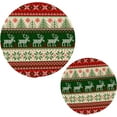 thumbnail image 1 of Christmas 2 Pack Pot Holders Trivets, Heat Resistant Hot Pads for Kitchen Table Decoration Trivets for Hot Dishes/Pot/Bowl/Teapot/Kitchen Hot Pads Trivets, 7" + 9.45", 1 of 7