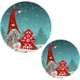 thumbnail image 1 of Christmas 2 Pack Pot Holders Trivets, Heat Resistant Hot Pads for Kitchen Table Decoration Trivets for Hot Dishes/Pot/Bowl/Teapot/Kitchen Hot Pads Trivets, 7" + 9.45", 1 of 7