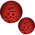 thumbnail image 1 of Christmas 2 Pack Pot Holders Trivets, Heat Resistant Hot Pads for Kitchen Table Decoration Trivets for Hot Dishes/Pot/Bowl/Teapot/Kitchen Hot Pads Trivets, 7" + 9.45", 1 of 7