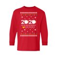 thumbnail image 1 of Christmas 2020 Long Sleeve Shirt for Girls Boys Funny Toilet Paper Merry Xmas Christmas Youth T-Shirt 2020 Very Bad Would Not Recommend Tee for Kids, 1 of 4