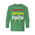 thumbnail image 1 of Christmas 2020 Long Sleeve Shirt for Kids Funny Santa Youth Tee for Boys Girls Happy Holidays Santa's Gifts Santa in Mask Xmas Youth Shirt, 1 of 4