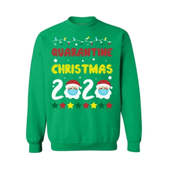 Christmas 2020 Sweatshirt Santa Sweater Christmas Sweater for Men Santa Claus Crewneck Sweatshirt for Women Merry Xmas Gifts Happy Holidays Sweater Xmas 2020 Unisex Top Funny Santa Sweatshirt