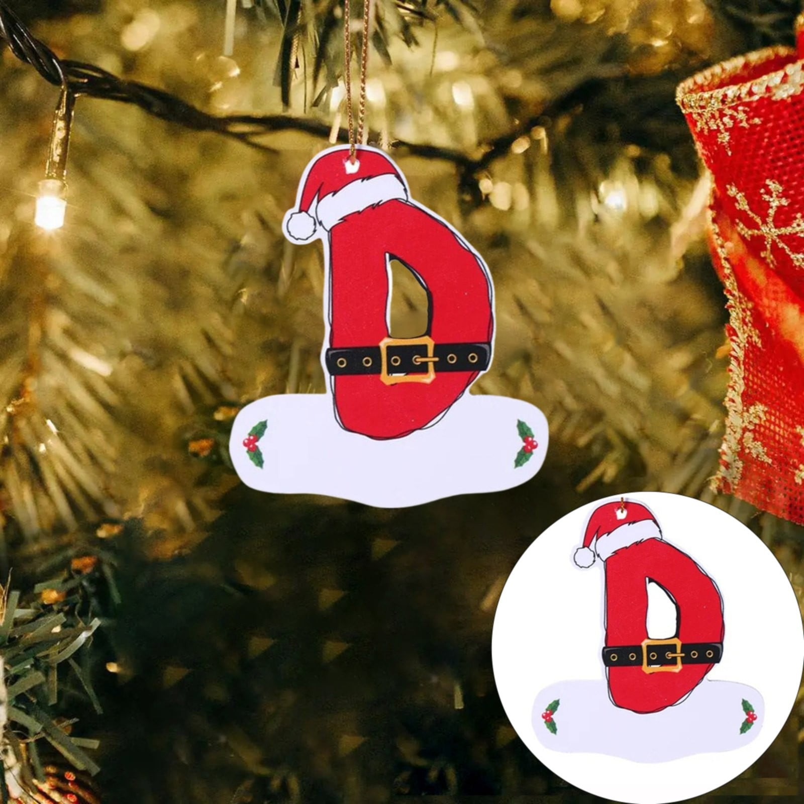 Clearance under 10!Christmas 2024!Hangs,Letter Christmas Tree Pendant