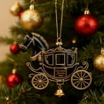 thumbnail image 1 of Christmas 2025 Animal Bell Ornament Collection Plastic Holiday Ornaments with Detailed Animal Heads, Bells & Multiple Styles, Christmas Tree Decorations & Gifts for Nature Enthusiasts Horse, 1 of 1
