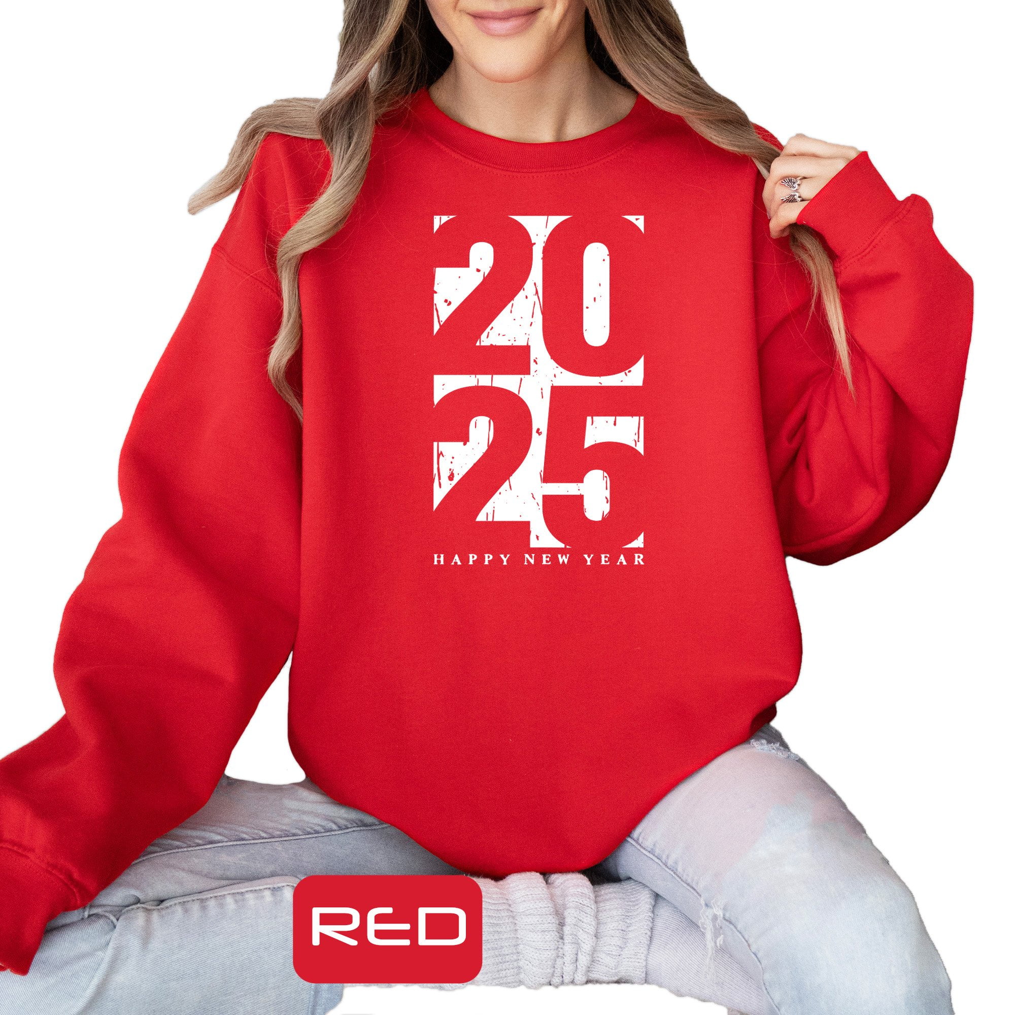 Christmas 2025 New Year Crewneck Mens Womens Sweatshirt, Sizes SXXXL