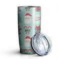 thumbnail image 1 of Christmas 20oz Stainless Steel Mobile Tumbler – Vacuum Insulated Coffee Mug with Lid, Spill-Proof Travel Cup for Hot & Cold Drinks, 1 of 7