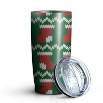 Christmas 20oz Stainless Steel Mobile Tumbler – Vacuum Insulated Coffee Mug with Lid, Spill-Proof Travel Cup for Hot & Cold Drinks