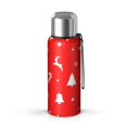 thumbnail image 1 of Christmas 20oz Stainless Steel Thermal Bottle with Tea Filter and Cup Lid, Vacuum Insulated Coffee Mug with 316L Inner Liner, Leakproof Travel Thermos for Office, Commute & Outdoor, 1 of 7