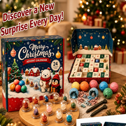 Christmas 24-Day Advent Calendar With Natural Crystal Mining, Gemstone Excavation Dig Kit, Educational Holiday Countdown Box With Tools.
