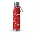 thumbnail image 1 of Christmas 29oz Stainless Steel Insulated Thermos with Tea Filter, 360° Printed Travel Bottle, Leakproof BPA-Free Flask with Anti-Slip Base, 304 Inner & 201 Outer, Vacuum Cup, 1 of 6