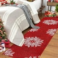 thumbnail image 1 of Christmas 2x8 Area Rug, Snowflake Christmas Rugs for Living Room Washable, Bedroom Throw Rugs Non Slip, Soft Low Pile Floor Carpet for Kitchen Dining Room Christmas Decorations, 1 of 9