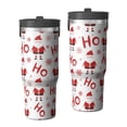 thumbnail image 1 of Christmas 30oz Handheld Travel Tumbler with Handle – Double Wall Stainless Steel Insulated Cup, Flip Straw Lid, Leak-Proof & BPA-Free for Hot and Cold Drinks – Durable Coffee & Juice Mug Black, 1 of 7