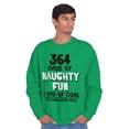 thumbnail image 1 of Christmas 364 Days Fun 1 Day of Coal Sweatshirt for Men or Women Brisco Brands L, 1 of 6