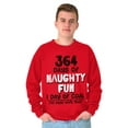 thumbnail image 1 of Christmas 364 Days Fun 1 Day of Coal Unisex Plus Fleece Graphic Sweatshirt Brisco Brands 4X, 1 of 5