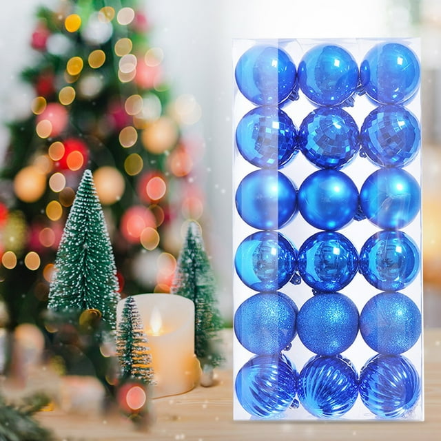 Christmas 36Pcs Christmas Balls Ornaments For Xmas Christmas Tree