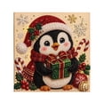 thumbnail image 1 of Christmas 3D Beaded Art Kit Magic Pearl Painting Festive Craft for Home Mantel Wall Holiday Decor Penguin, 1 of 4