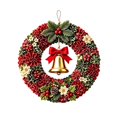 thumbnail image 1 of Christmas 3D Fabric Poke Wreath DIY Kit, Christmas Wreath DIY Kit for Adults Teens, Christmas Decorations Gift (Bell), 1 of 5