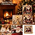 thumbnail image 1 of Christmas 3D Pearl Bead Painting Kit, Full Pearl Art Craft Supplies for Beginners, Calming Handmade DIY Project, Festive Home Wall Decoration & Holiday Present, 1 of 6