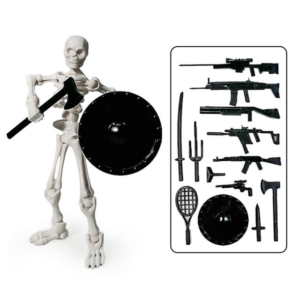 Christmas 3D Printed Posable Humanoid Model Dummy13 Magnetic Jointed Action Figure for Artistic Sketching and Interactive Desktop Ornament for Gaming Room Decor