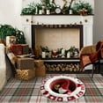 thumbnail image 1 of Christmas 3D Rug,Christmas Optical Illusion Rugs, Washable Indoor Throw Floor Covers,Xmas Round Area Cute Dog Rug,Santa Claus Non- Festival Carpet for Living Room Bedroom, Gifts! (B-15 Inch), 1 of 5