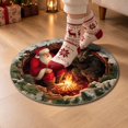 thumbnail image 1 of Christmas 3D Rugs Optical Illusion,Vortex Floor Mat with Christmas Pattern,Non-Slip Santa Claus Round 3D Effect Design Floor Mat for Festive Xmas Holiday Party Home Indoor Decorative, 1 of 6