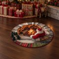thumbnail image 1 of Christmas 3D Rugs Optical Illusion,Vortex Floor Mat with Christmas Pattern,Non-Slip Santa Claus Round 3D Effect Design Floor Mat for Festive Xmas Holiday Party Home Indoor Decorative, 1 of 6