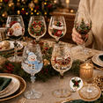 thumbnail image 1 of Christmas 3D Wine Glass Collection Gift Box Set, Festive Raised Holiday Goblet with 6 Christmas Designs, Decorative Clear Wine Glass for Cocktails Dinner Parties Seasonal Gifts, 1 of 7