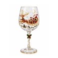 Wine Box Pack Christmas 3D Wine Glass Collection Gift Box Set, Raised Holiday Goblet ...