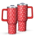 thumbnail image 1 of Christmas 40oz Tumbler– Stainless Steel Insulated Tumbler with Handle and Straw, Large Capacity Travel Cup for Hot & Cold Drinks, 1 of 7