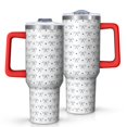 thumbnail image 1 of Christmas 40oz Tumbler– Stainless Steel Insulated Tumbler with Handle and Straw, Large Capacity Travel Cup for Hot & Cold Drinks, 1 of 7