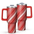 thumbnail image 1 of Christmas 40oz Tumbler– Stainless Steel Insulated Tumbler with Handle and Straw, Large Capacity Travel Cup for Hot & Cold Drinks, 1 of 7