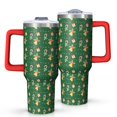 thumbnail image 1 of Christmas 40oz Tumbler– Stainless Steel Insulated Tumbler with Handle and Straw, Large Capacity Travel Cup for Hot & Cold Drinks, 1 of 7