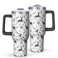 thumbnail image 1 of Christmas 40oz Tumbler– Stainless Steel Insulated Tumbler with Handle and Straw, Large Capacity Travel Cup for Hot & Cold Drinks, 1 of 7