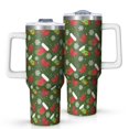thumbnail image 1 of Christmas 40oz Tumbler– Stainless Steel Insulated Tumbler with Handle and Straw, Large Capacity Travel Cup for Hot & Cold Drinks, 1 of 7