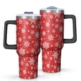 thumbnail image 1 of Christmas 40oz Tumbler– Stainless Steel Insulated Tumbler with Handle and Straw, Large Capacity Travel Cup for Hot & Cold Drinks, 1 of 7