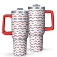 thumbnail image 1 of Classic Christmas 40oz Tumbler– Stainless Steel Insulated Tumbler with Handle and Straw, Large Capacity Travel Cup for Hot & Cold Drinks, 1 of 7